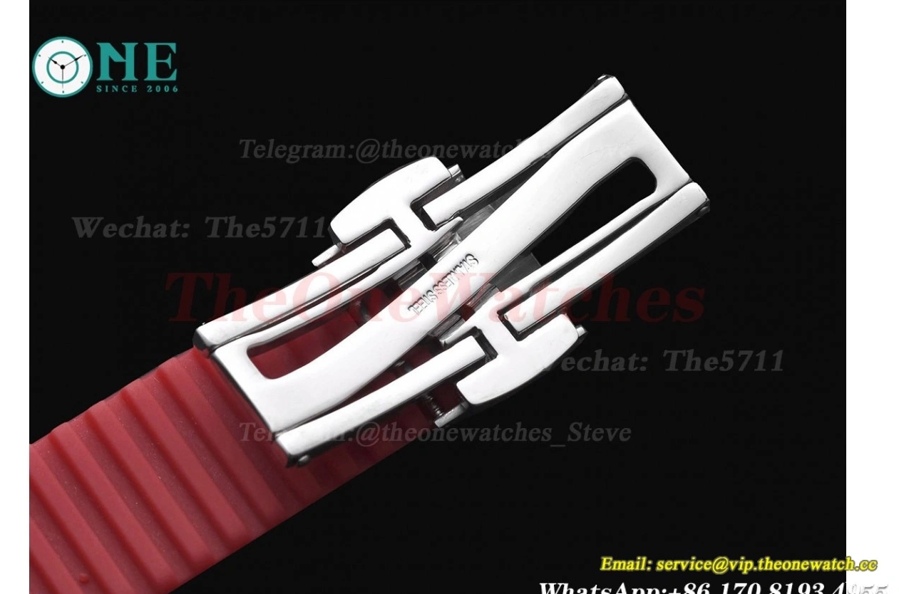 TWF Diamond Red RU Ladies SS Aquanaut 35mm A324 Bezel 0410